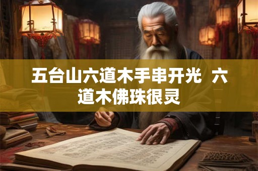 五台山六道木手串开光  六道木佛珠很灵