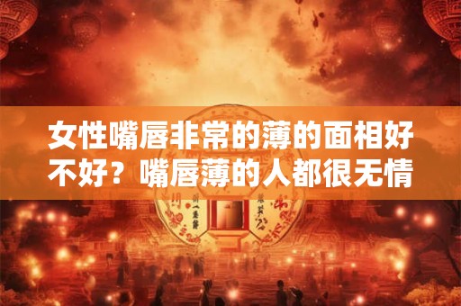 女性嘴唇非常的薄的面相好不好?嘴唇薄的人都很无情吗? 女性嘴唇非常的薄的面相好不好?嘴唇薄的人都很无情吗?
