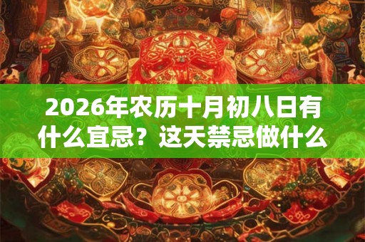 2026年农历十月初八日有什么宜忌？这天禁忌做什么？