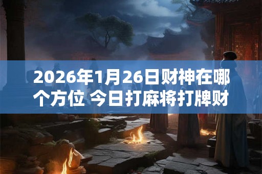 2026年1月26日财神在哪个方位 今日打麻将打牌财运方位