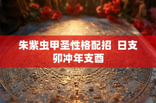 朱紫虫甲圣性格配招  日支卯冲年支酉
