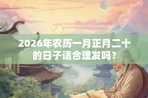 2026年农历一月正月二十的日子适合理发吗？