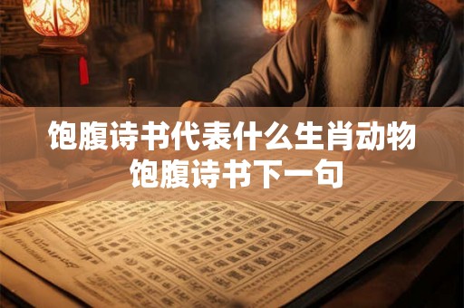 饱腹诗书代表什么生肖动物 饱腹诗书下一句