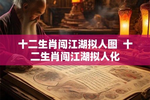 十二生肖闯江湖拟人图 十二生肖闯江湖拟人化 十二生肖闯江湖拟人图 十二生肖闯江湖拟人化