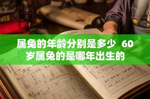 属兔的年龄分别是多少  60岁属兔的是哪年出生的