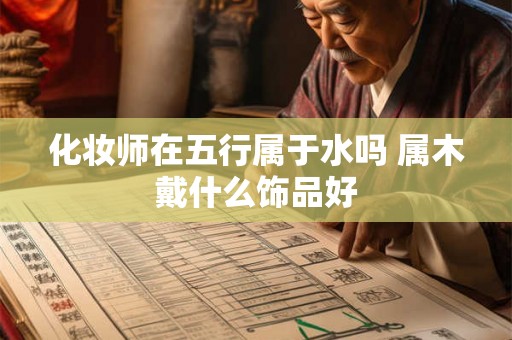 化妆师在五行属于水吗 属木戴什么饰品好 化妆师在五行属于水吗 属木戴什么饰品好