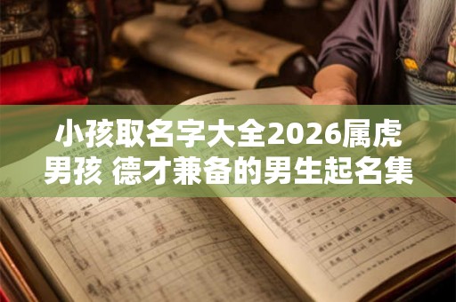 小孩取名字大全2026属虎男孩 德才兼备的男生起名集锦