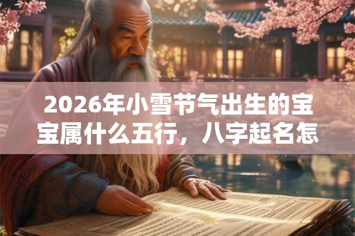2026年小雪节气出生的宝宝属什么五行,八字起名怎么取? 2026年小雪节气出生的宝宝属什么五行,八字起名怎么取?