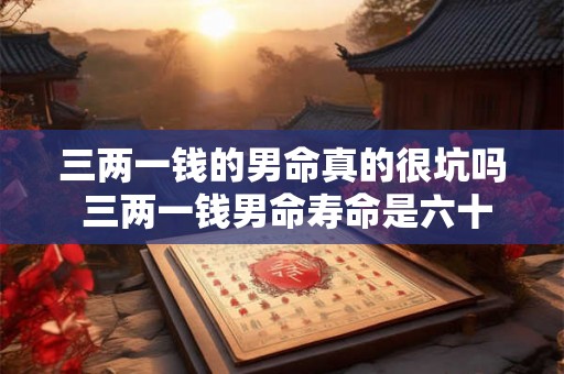 三两一钱的男命真的很坑吗 三两一钱男命寿命是六十吗