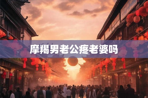 摩羯男老公疼老婆吗