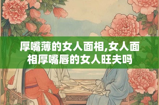厚嘴薄的女人面相,女人面相厚嘴唇的女人旺夫吗