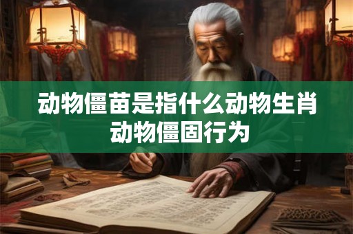 动物僵苗是指什么动物生肖 动物僵固行为 动物僵苗是指什么动物生肖 动物僵固行为