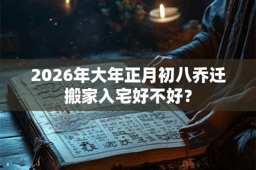 2026年大年正月初八乔迁搬家入宅好不好? 2026年大年正月初八乔迁搬家入宅好不好?