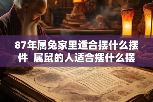 87年属兔家里适合摆什么摆件  属鼠的人适合摆什么摆件