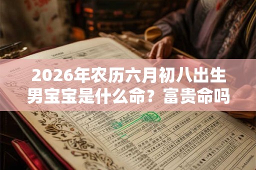 2026年农历六月初八出生男宝宝是什么命？富贵命吗？