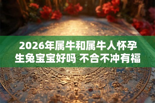 2026年属牛和属牛人怀孕生兔宝宝好吗 不合不冲有福气