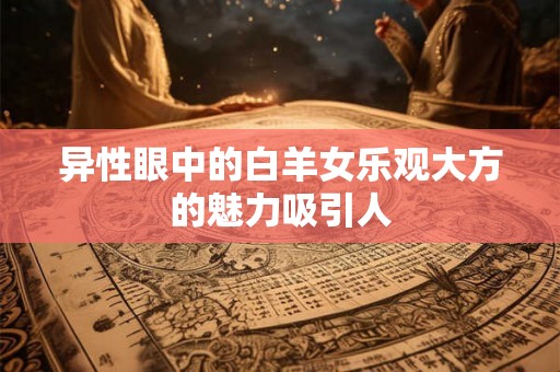 异性眼中的白羊女乐观大方的魅力吸引人