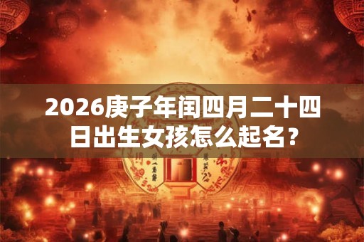 2026庚子年闰四月二十四日出生女孩怎么起名？