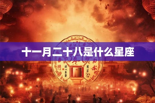 十一月二十八是什么星座