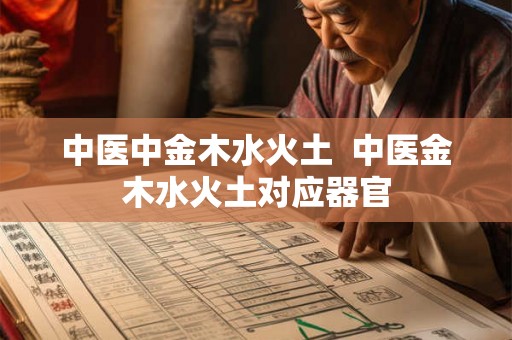 中医中金木水火土  中医金木水火土对应器官