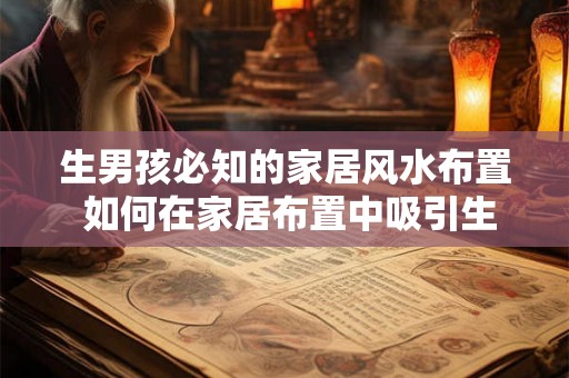 生男孩必知的家居风水布置 如何在家居布置中吸引生男孩的风水