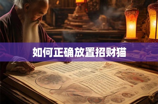 如何正确放置招财猫