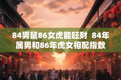 84男鼠86女虎能旺财  84年属男和86年虎女相配指数