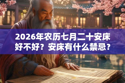 2026年农历七月二十安床好不好？安床有什么禁忌？