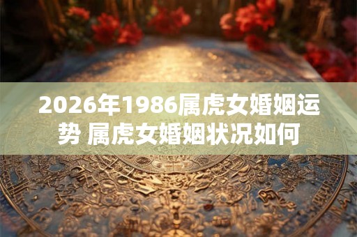 2026年1986属虎女婚姻运势 属虎女婚姻状况如何 2026年1986属虎女婚姻运势 属虎女婚姻状况如何