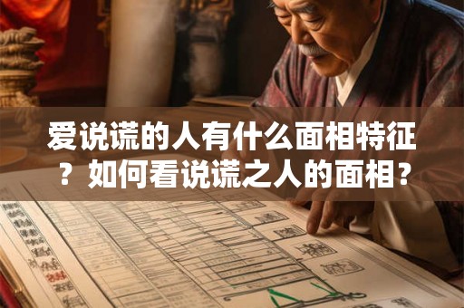 爱说谎的人有什么面相特征？如何看说谎之人的面相？