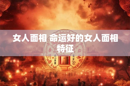 女人面相 命运好的女人面相特征