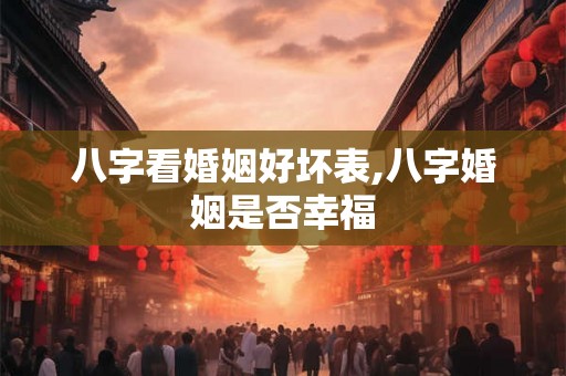 八字看婚姻好坏表,八字婚姻是否幸福