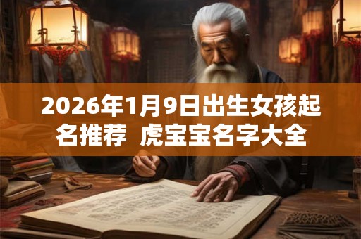 2026年1月9日出生女孩起名推荐  虎宝宝名字大全
