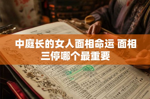 中庭长的女人面相命运 面相三停哪个最重要