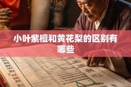 小叶紫檀和黄花梨的区别有哪些