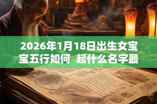 2026年1月18日出生女宝宝五行如何  起什么名字最佳