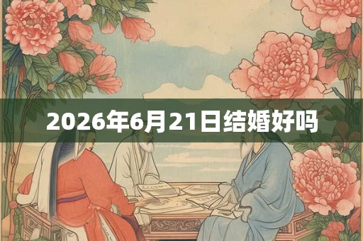 2026年6月21日结婚好吗