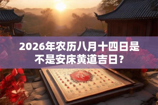 2026年农历八月十四日是不是安床黄道吉日? 2026年农历八月十四日是不是安床黄道吉日?