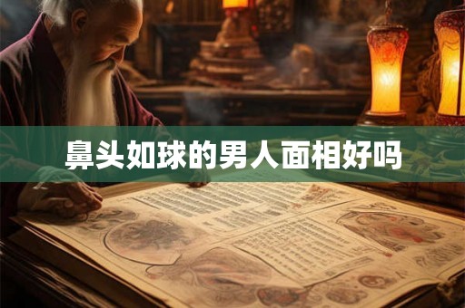 鼻头如球的男人面相好吗