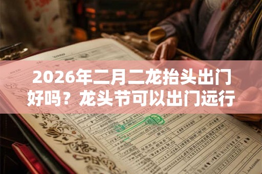 2026年二月二龙抬头出门好吗?龙头节可以出门远行吗? 2026年二月二龙抬头出门好吗?龙头节可以出门远行吗?