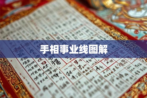 手相事业线图解