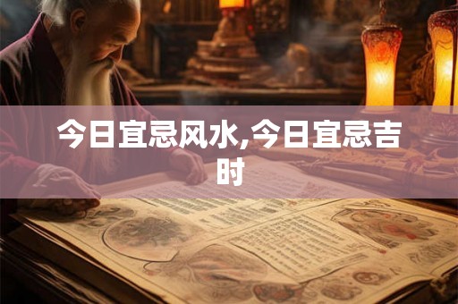 今日宜忌风水,今日宜忌吉时