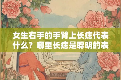 女生右手的手臂上长痣代表什么？哪里长痣是聪明的表现？