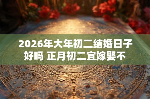 2026年大年初二结婚日子好吗 正月初二宜嫁娶不 2026年大年初二结婚日子好吗 正月初二宜嫁娶不