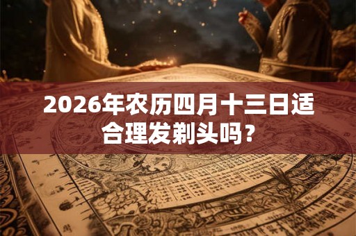 2026年农历四月十三日适合理发剃头吗？