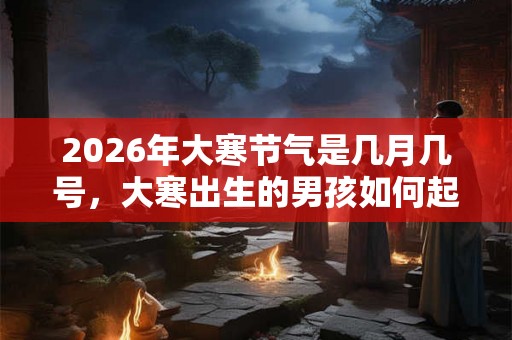 2026年大寒节气是几月几号，大寒出生的男孩如何起名字
