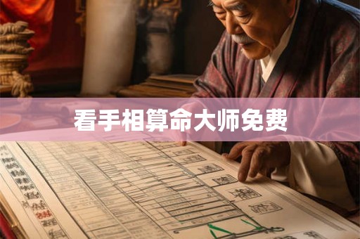 看手相算命大师免费 看手相算命大师免费