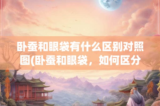 卧蚕和眼袋有什么区别对照图(卧蚕和眼袋，如何区分？)
