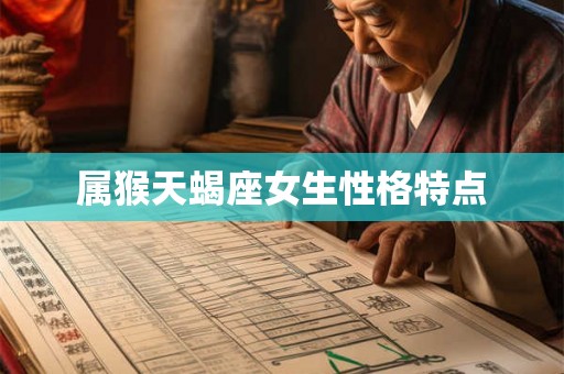 属猴天蝎座女生性格特点 属猴天蝎座女生性格特点