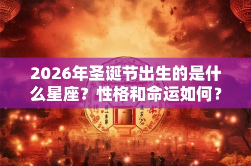 2026年圣诞节出生的是什么星座?性格和命运如何? 2026年圣诞节出生的是什么星座?性格和命运如何?
